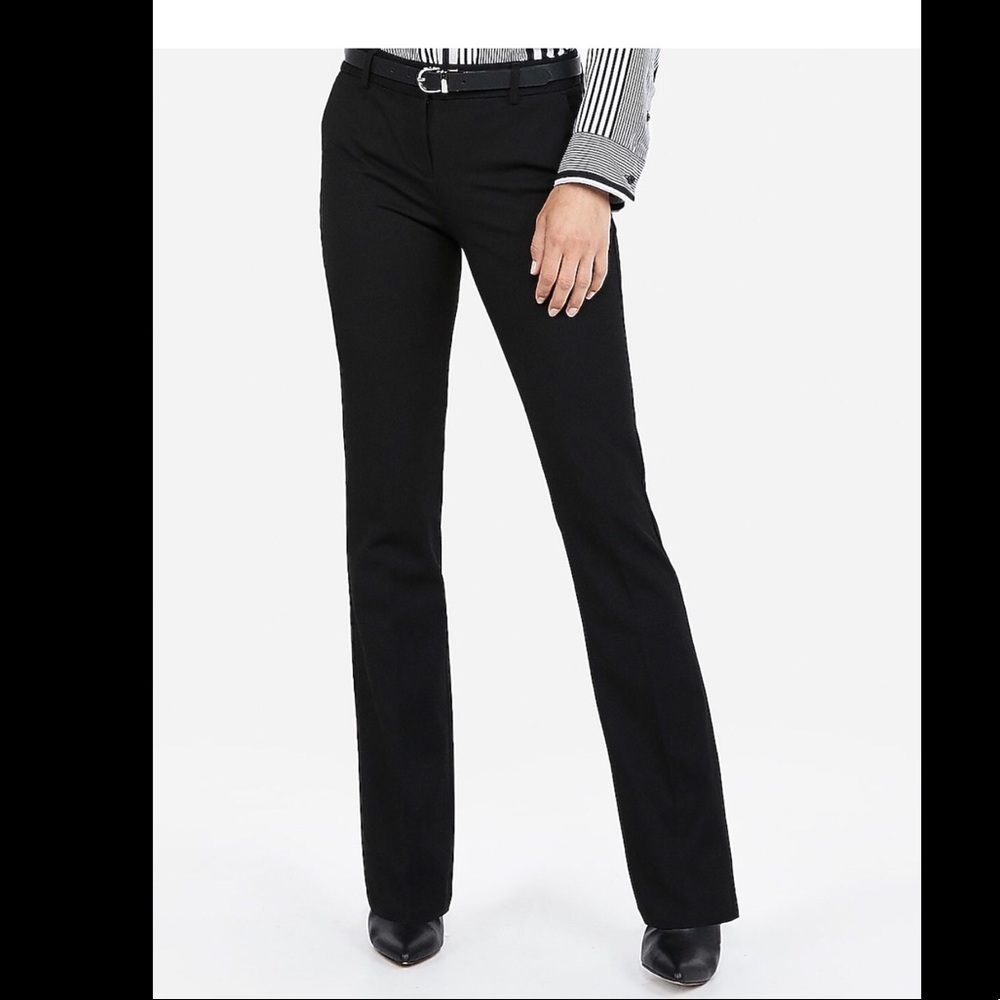 Express Mid Rise Barley Boot Columnist Pant